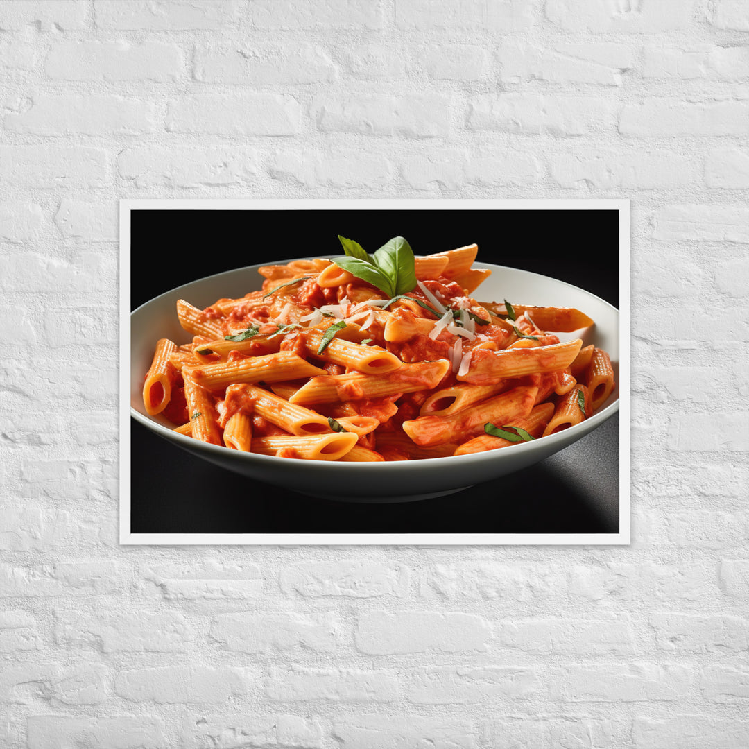 Penne alla Vodka Framed poster 🤤 from Yumify.AI