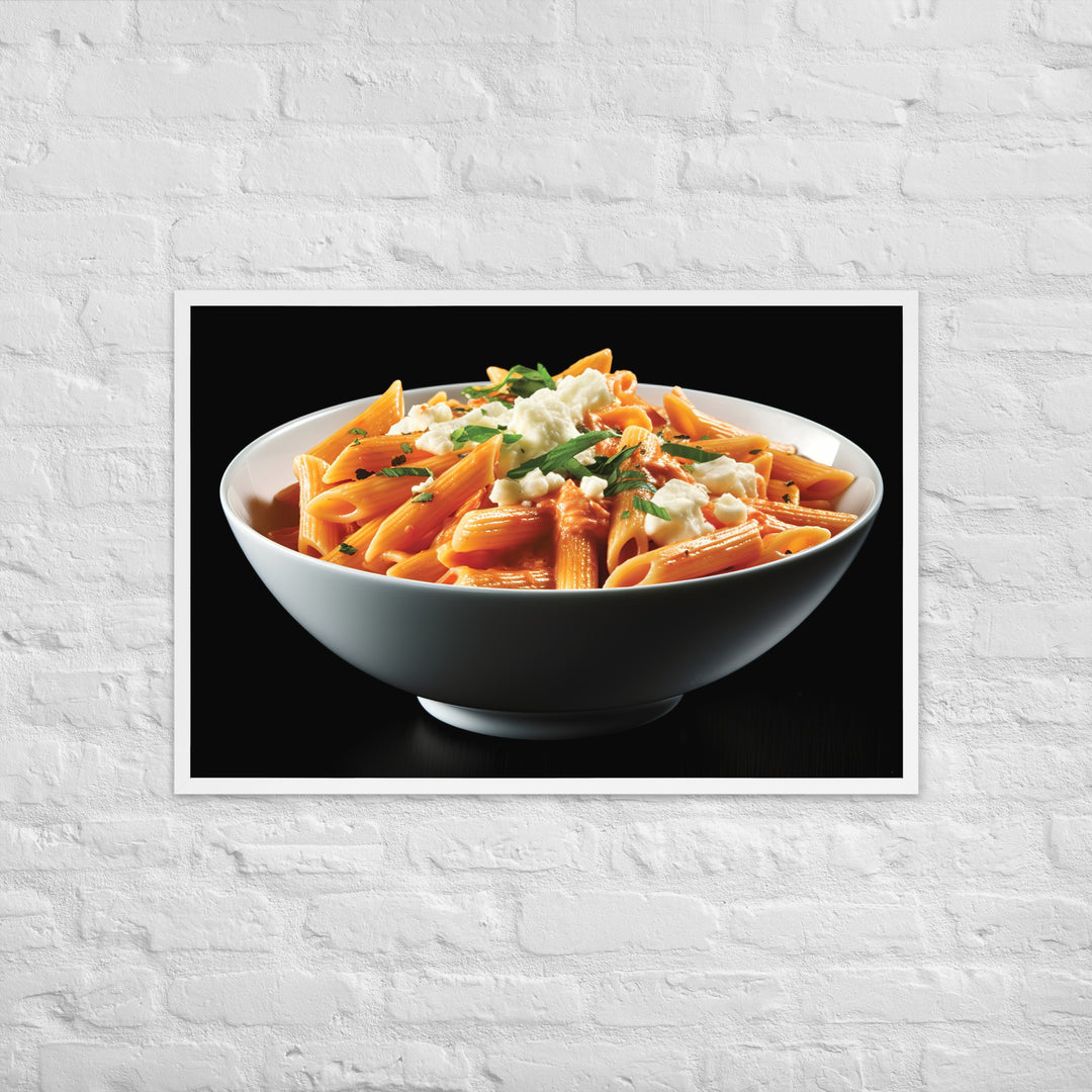 Penne alla Vodka Framed poster 🤤 from Yumify.AI