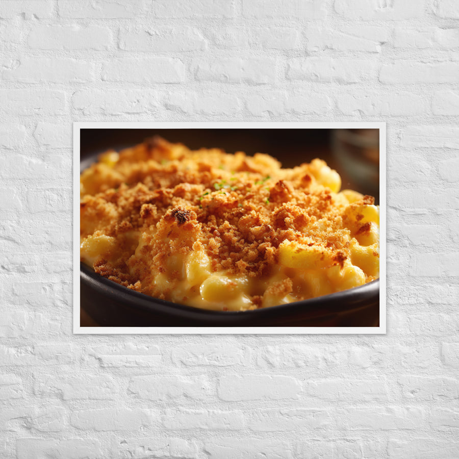 Macaroni and Cheese Framed poster 🤤 from Yumify.AI