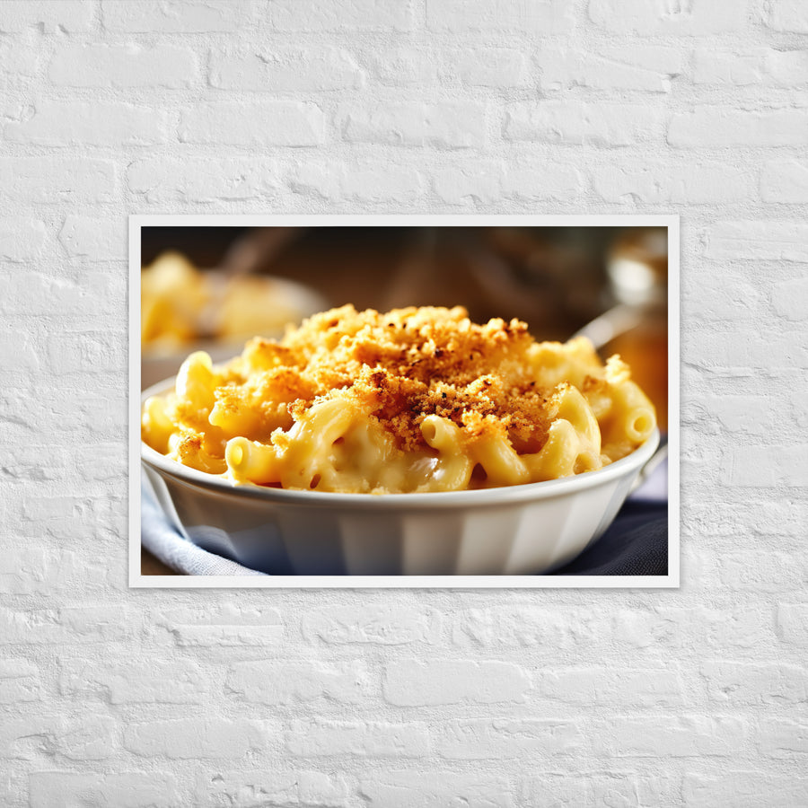 Macaroni and Cheese Framed poster 🤤 from Yumify.AI