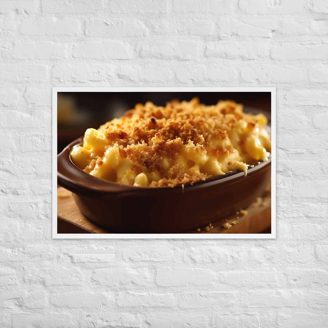 Macaroni and Cheese Framed poster 🤤 from Yumify.AI