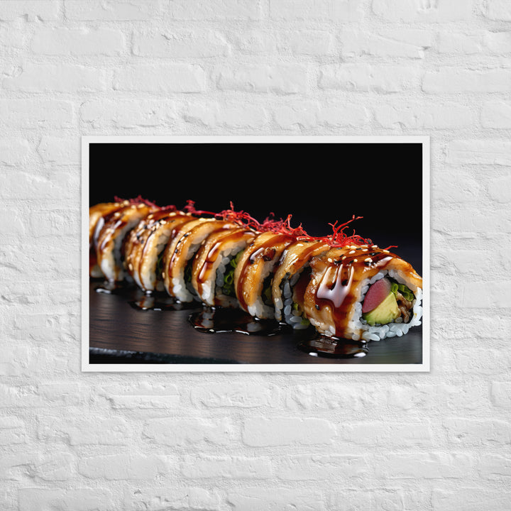 Unagi Roll Framed poster 🤤 from Yumify.AI