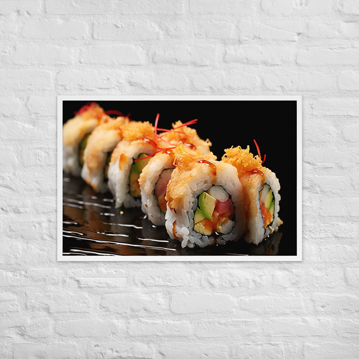 Tempura Roll Framed poster 🤤 from Yumify.AI