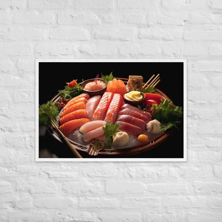 Sashimi Framed poster 🤤 from Yumify.AI