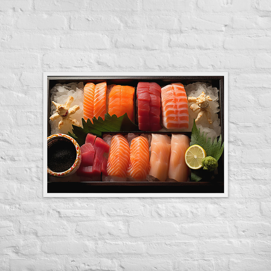 Sashimi Framed poster 🤤 from Yumify.AI