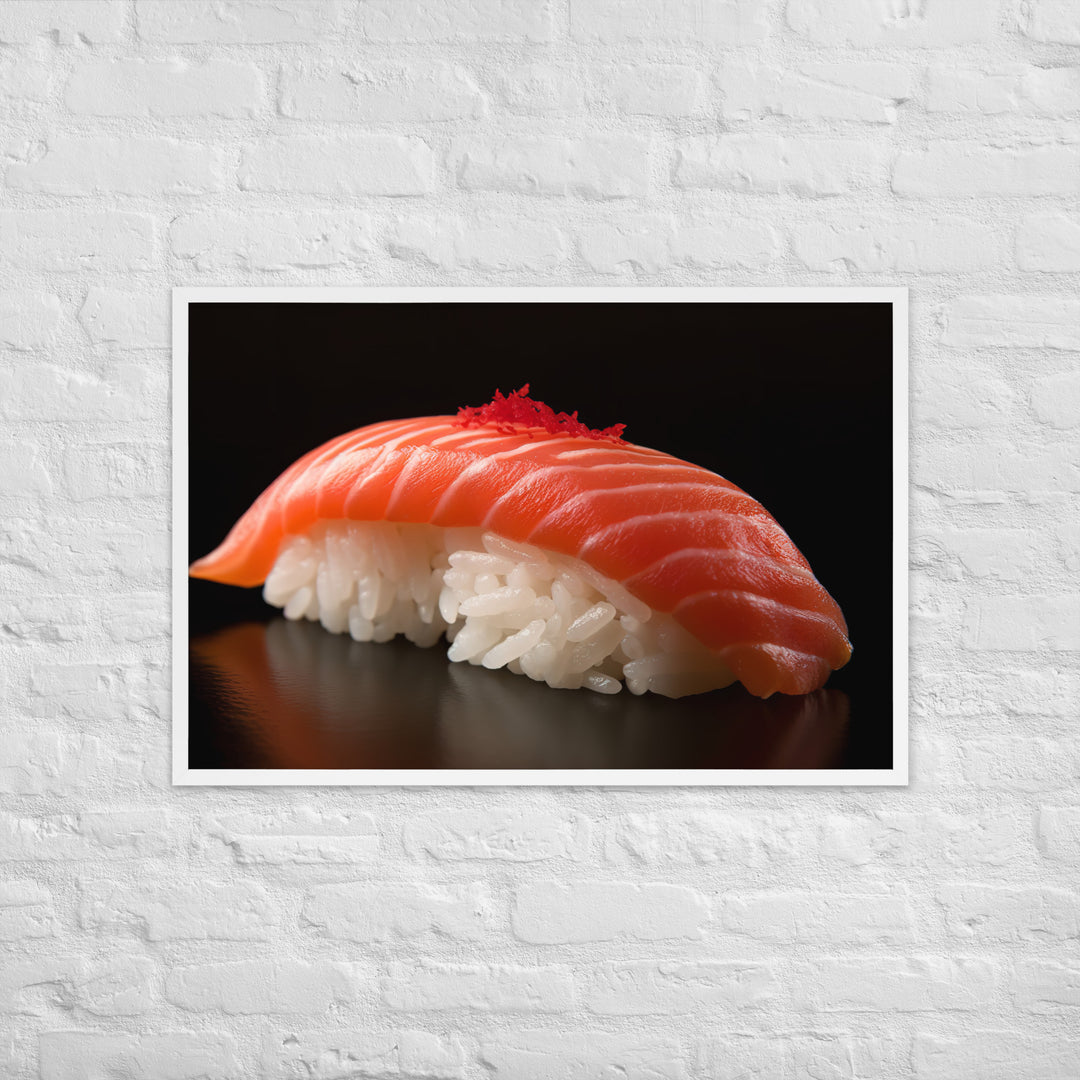 Nigiri Sushi Framed poster 🤤 from Yumify.AI