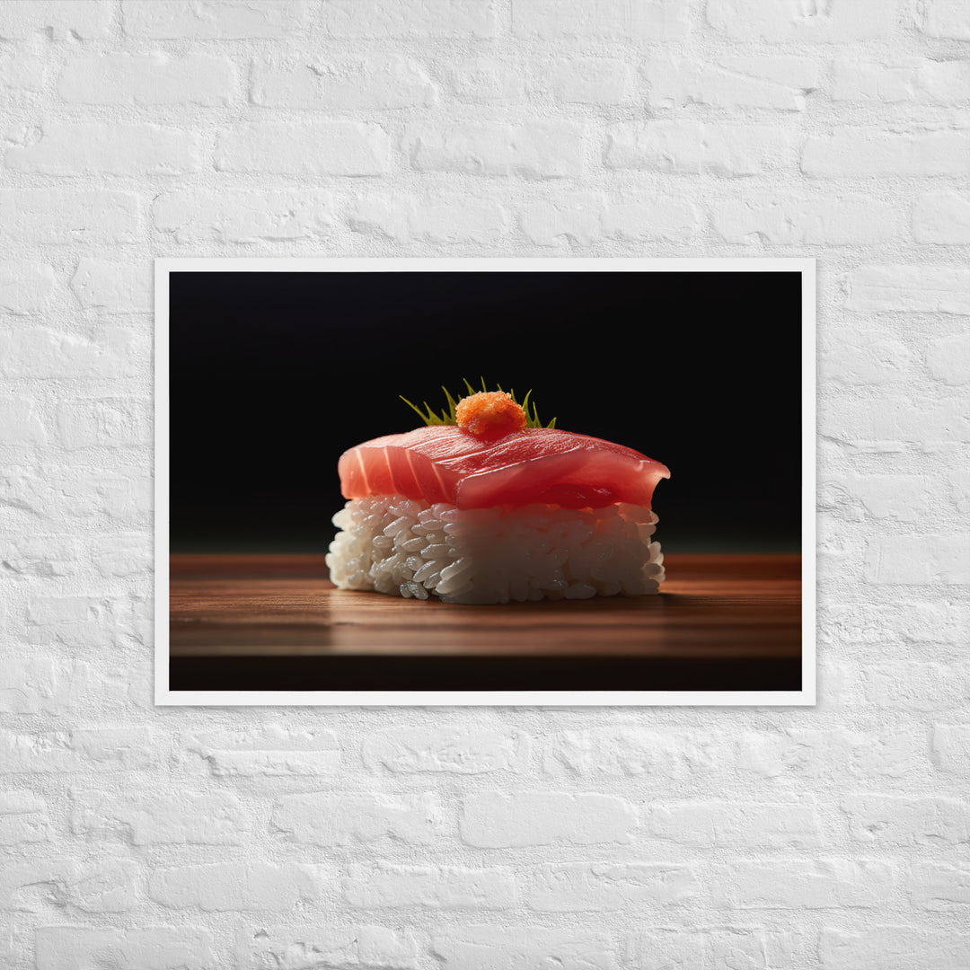 Nigiri Sushi Framed poster 🤤 from Yumify.AI