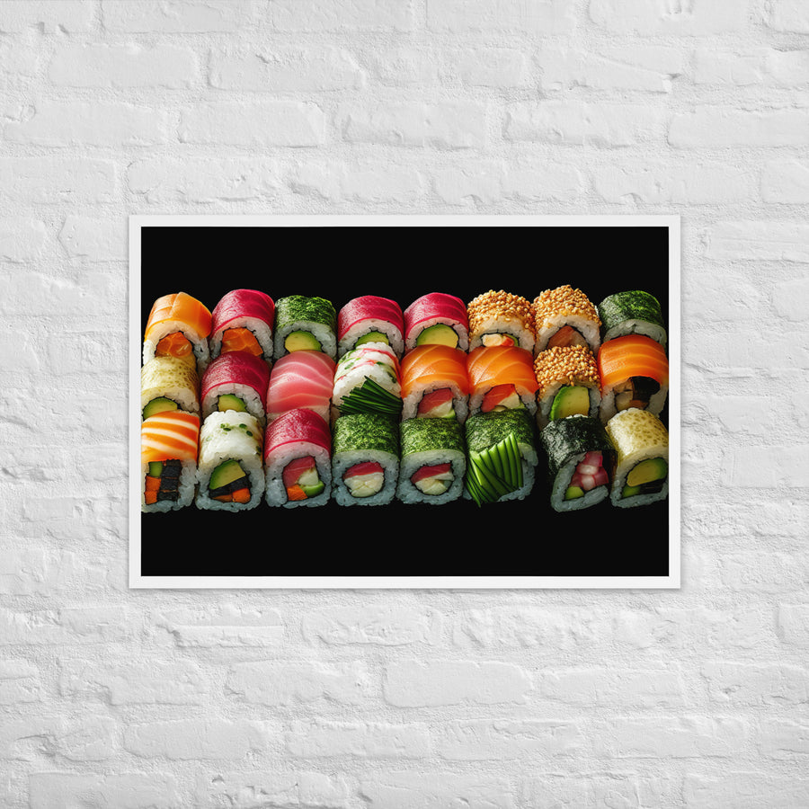 Maki Sushi Framed poster 🤤 from Yumify.AI