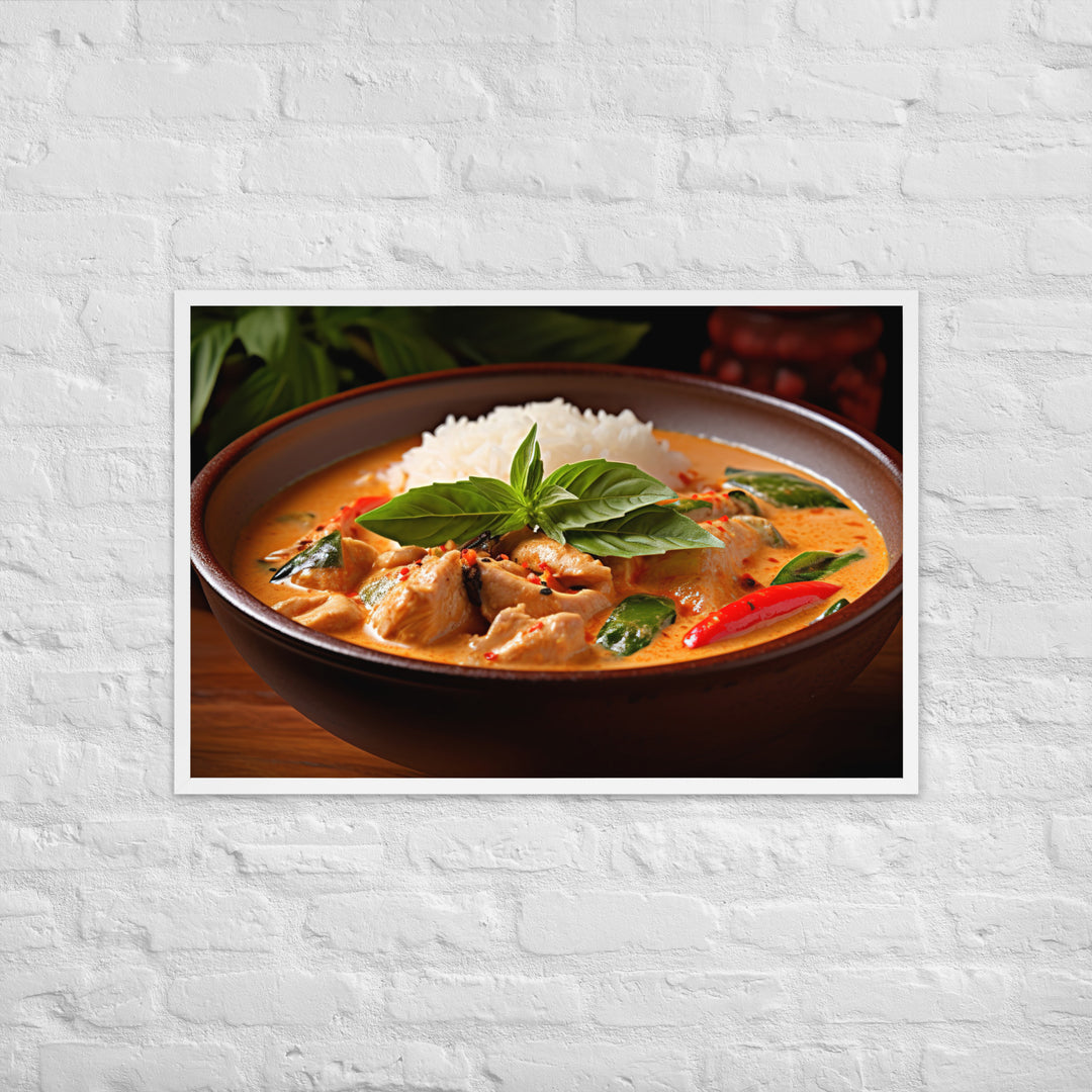 Thai Panang Curry Framed poster 🤤 from Yumify.AI