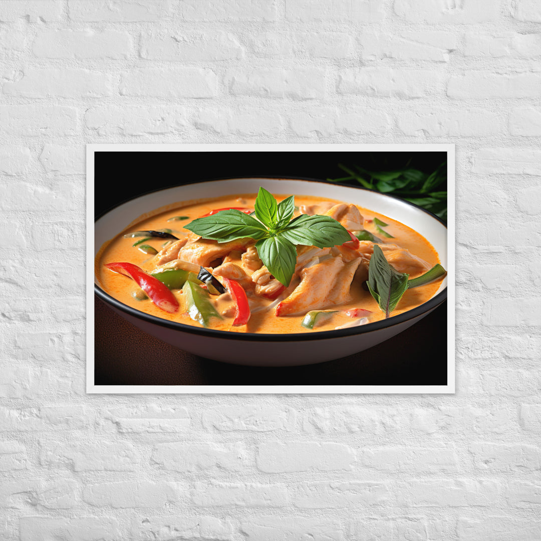 Thai Panang Curry Framed poster 🤤 from Yumify.AI