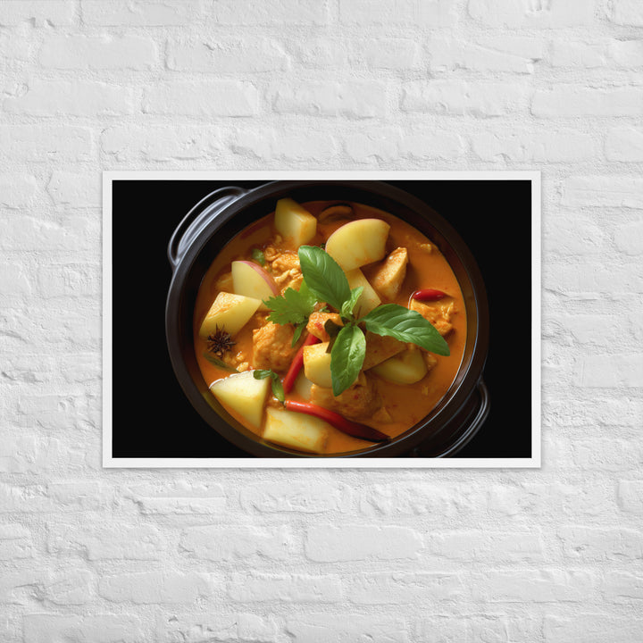 Massaman Curry Framed poster 🤤 from Yumify.AI