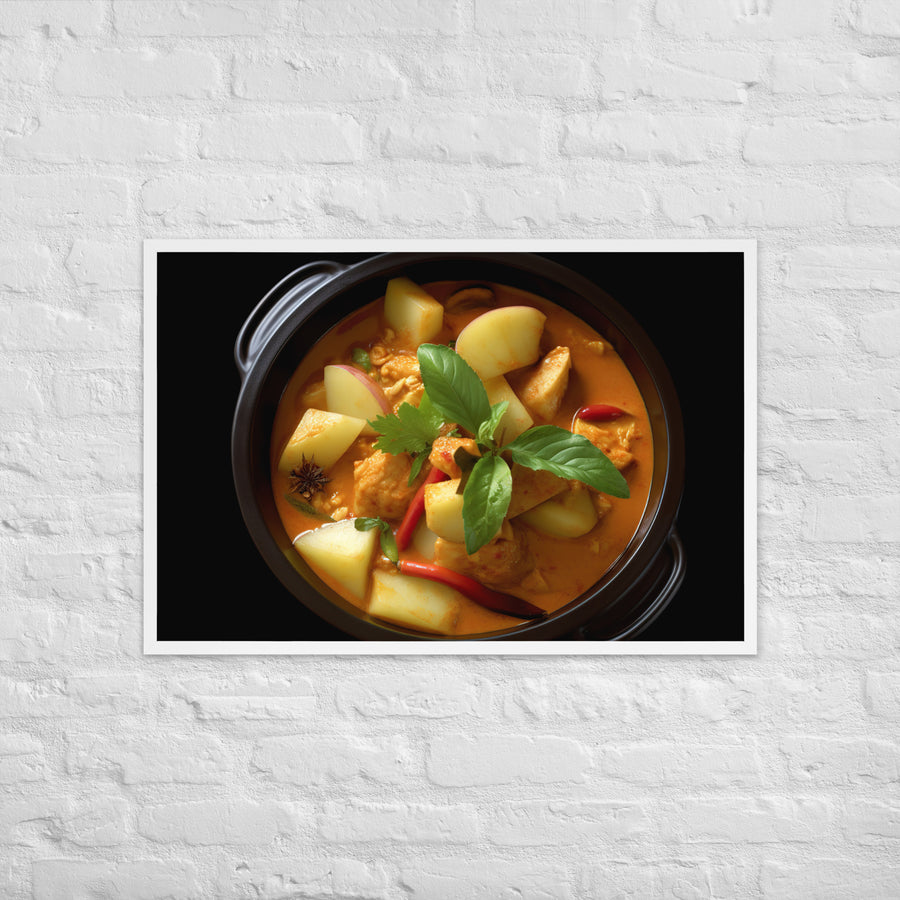 Massaman Curry Framed poster 🤤 from Yumify.AI
