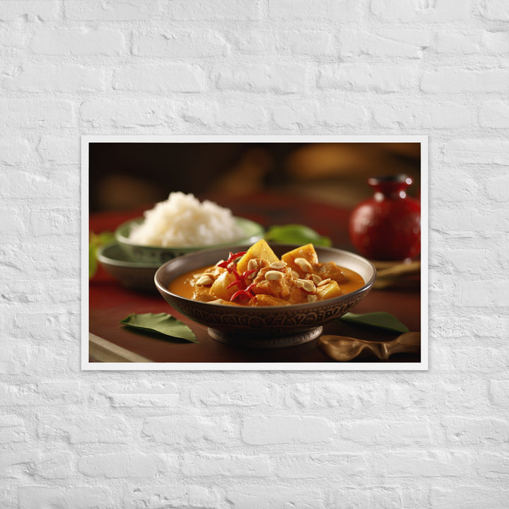 Massaman Curry Framed poster 🤤 from Yumify.AI