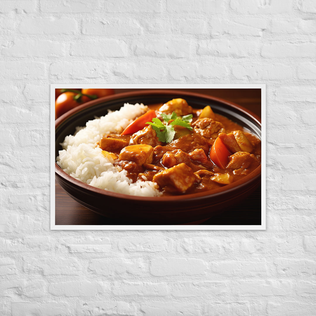 Japanese Curry Framed poster 🤤 from Yumify.AI