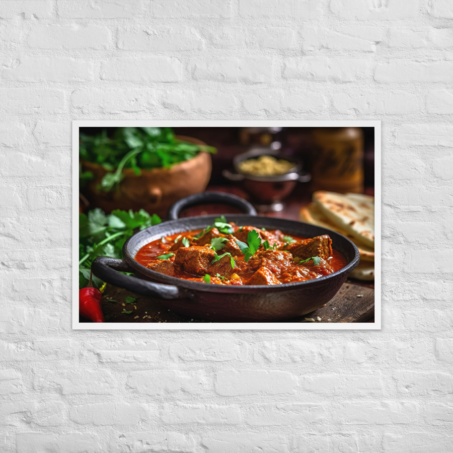 Indian Rogan Josh Curry Framed poster 🤤 from Yumify.AI