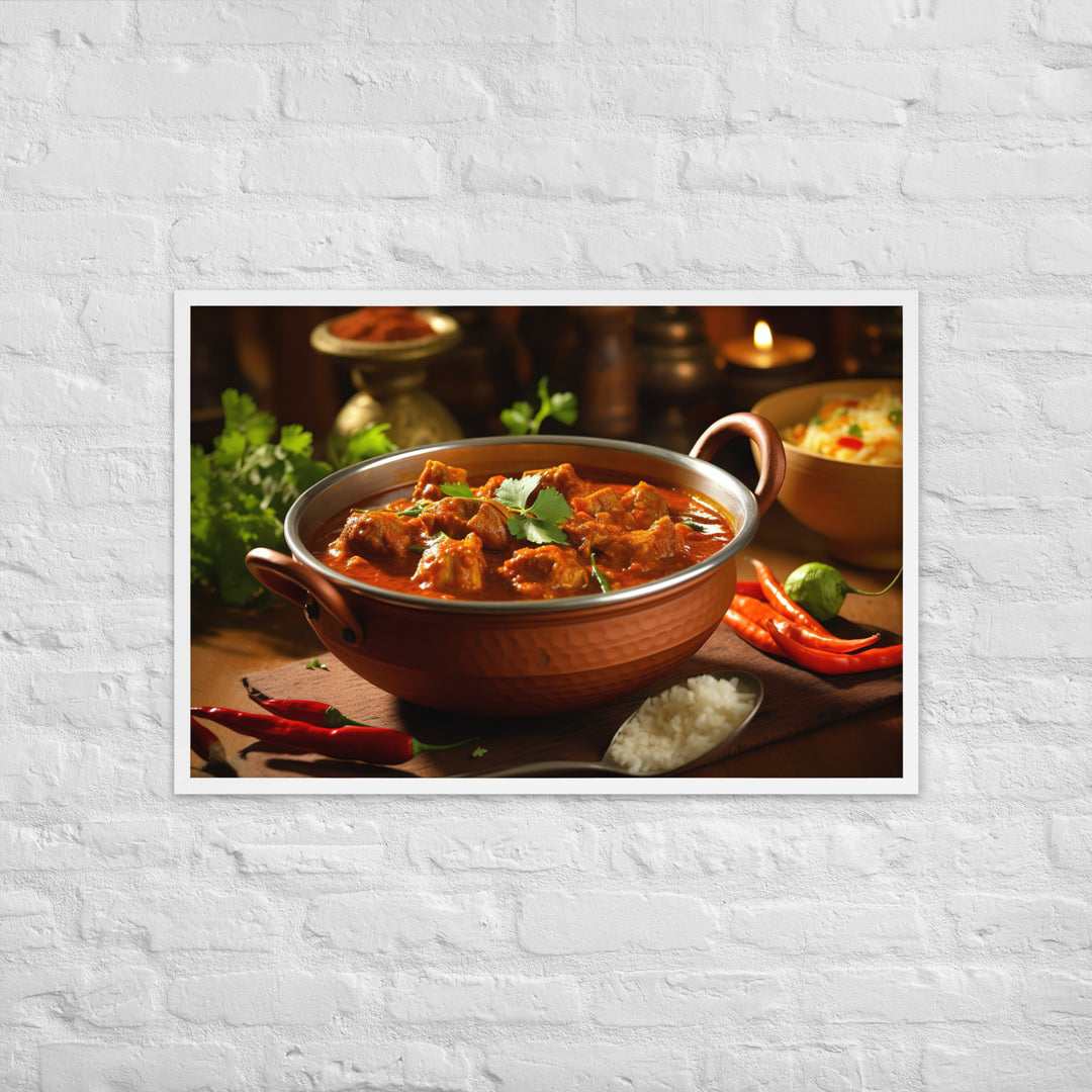 Indian Rogan Josh Curry Framed poster 🤤 from Yumify.AI