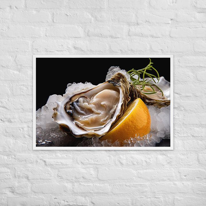 Pacific Oyster Framed poster 🤤 from Yumify.AI