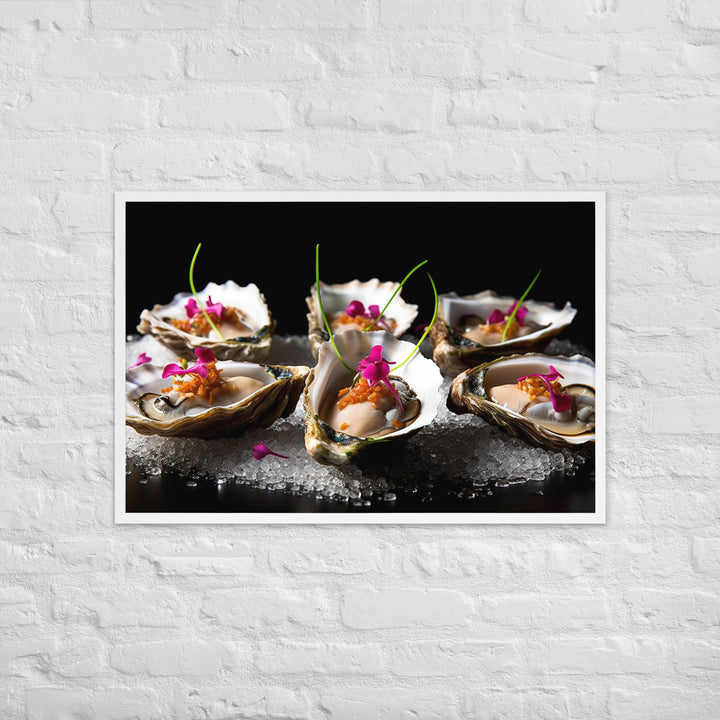 Coffin Bay Oyster Framed poster 🤤 from Yumify.AI