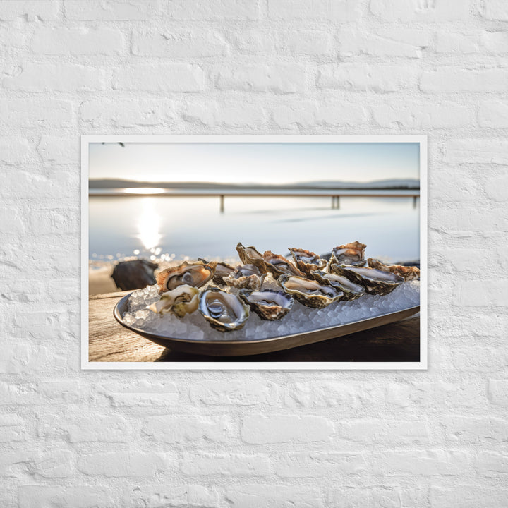 Coffin Bay Oyster Framed poster 🤤 from Yumify.AI