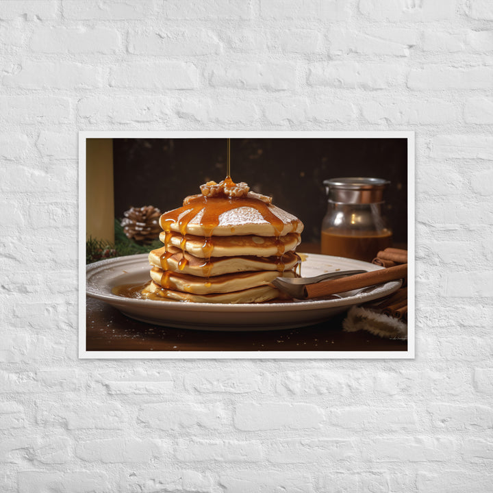 Cinnamon Pancakes Framed poster 🤤 from Yumify.AI