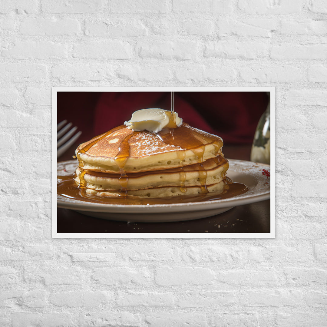 Buttermilk Pancakes Framed poster 🤤 from Yumify.AI