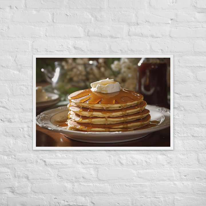 Buttermilk Pancakes Framed poster 🤤 from Yumify.AI