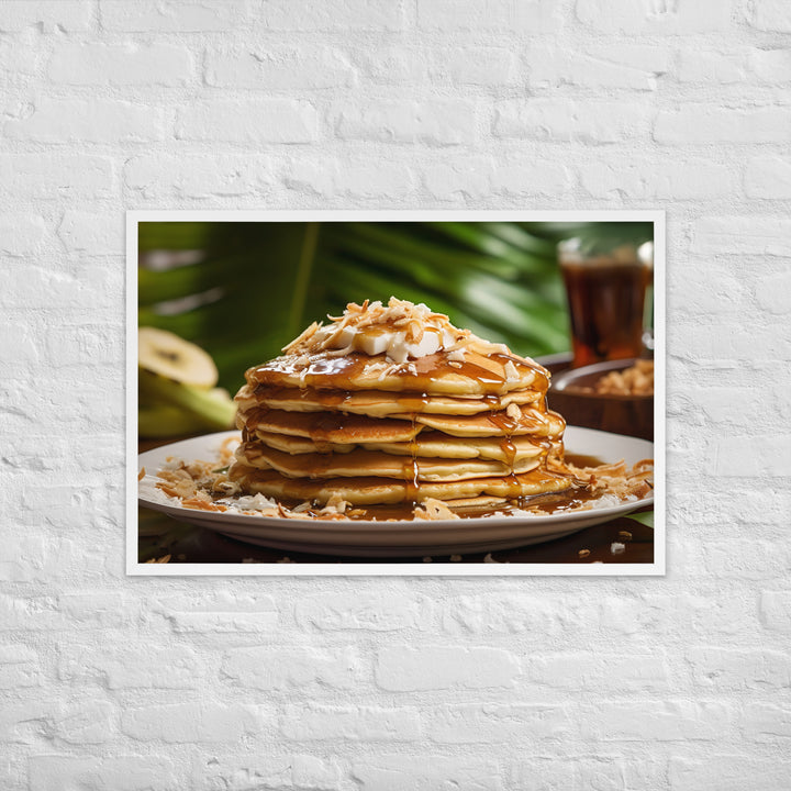 Banana Pancakes Framed poster 🤤 from Yumify.AI