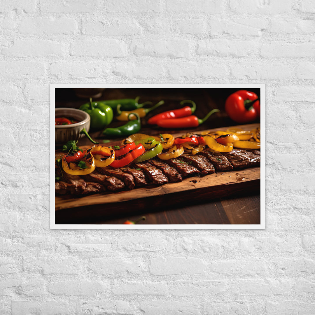 Skirt Steak Framed poster 🤤 from Yumify.AI