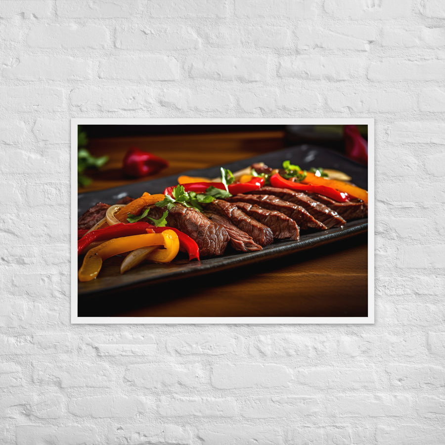 Skirt Steak Framed poster 🤤 from Yumify.AI