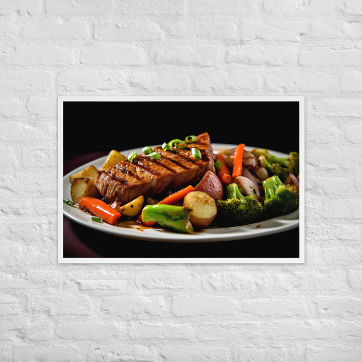 Sirloin Steak Framed poster 🤤 from Yumify.AI