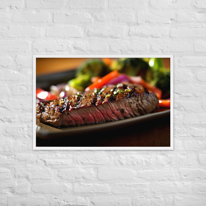 Sirloin Steak Framed poster 🤤 from Yumify.AI