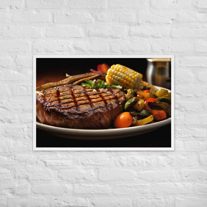 Ribeye Steak Framed poster 🤤 from Yumify.AI