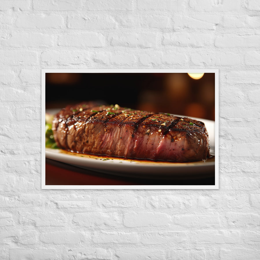 New York Strip Steak Framed poster 🤤 from Yumify.AI