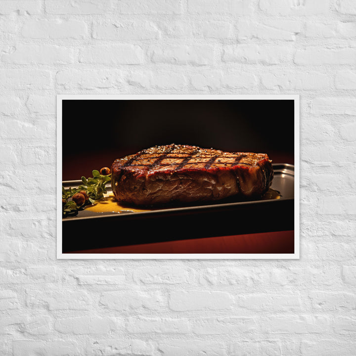 New York Strip Steak Framed poster 🤤 from Yumify.AI