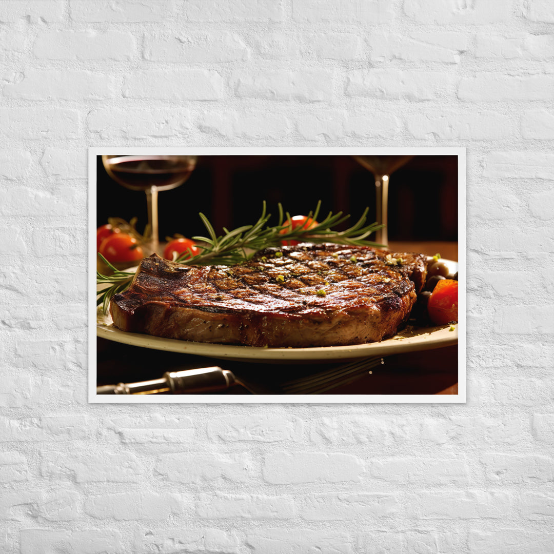 Italian Bistecca alla Fiorentina Framed poster 🤤 from Yumify.AI