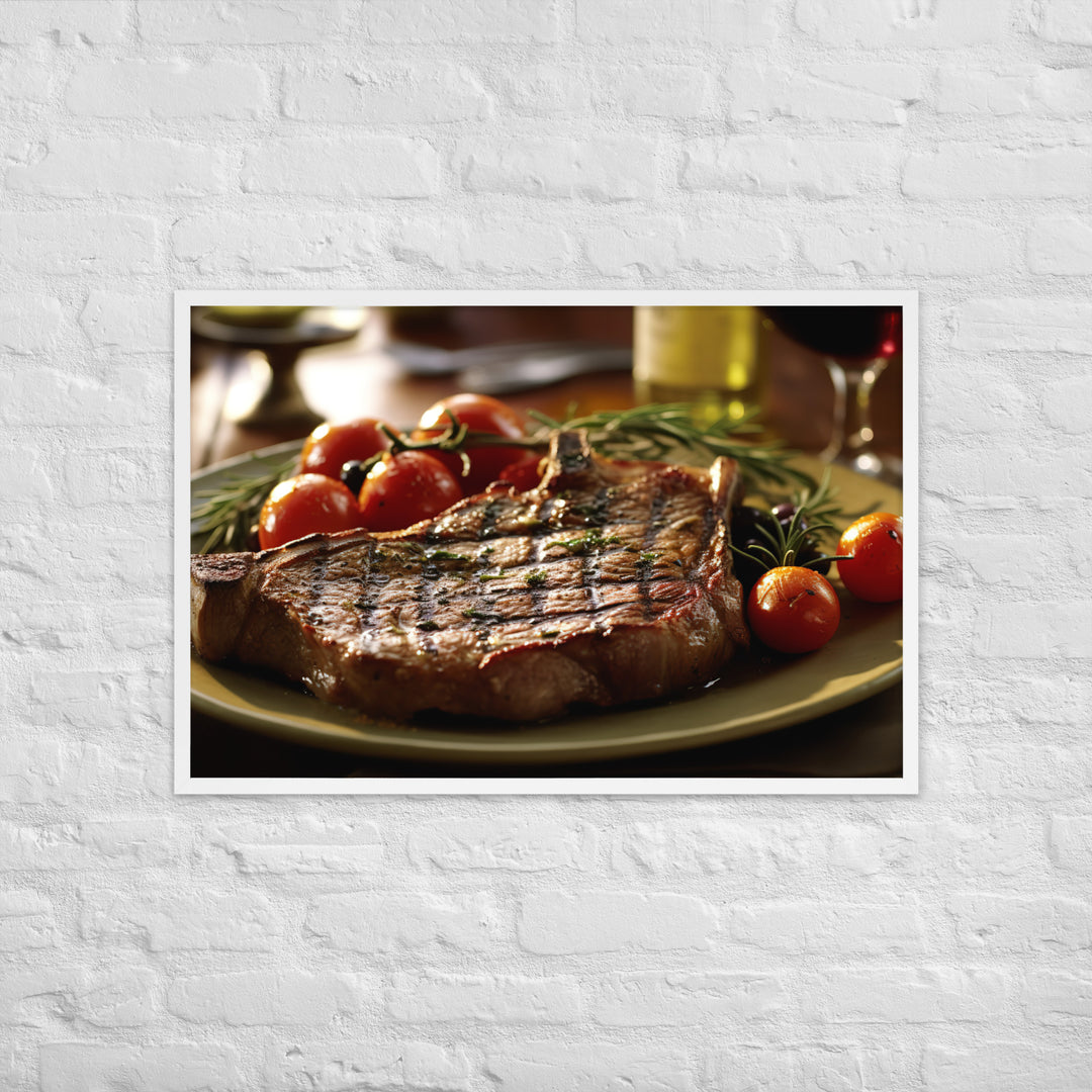 Italian Bistecca alla Fiorentina Framed poster 🤤 from Yumify.AI