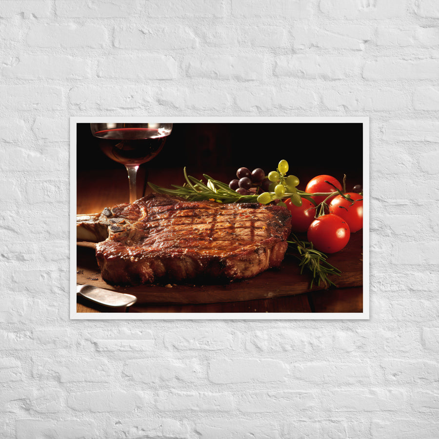 Italian Bistecca alla Fiorentina Framed poster 🤤 from Yumify.AI