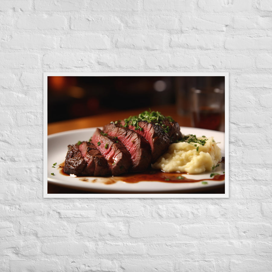 Hanger Steak Framed poster 🤤 from Yumify.AI