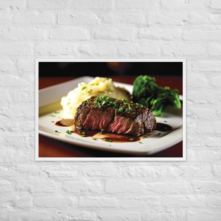 Hanger Steak Framed poster 🤤 from Yumify.AI