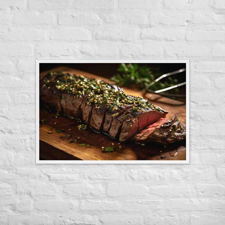 Flank Steak Framed poster 🤤 from Yumify.AI