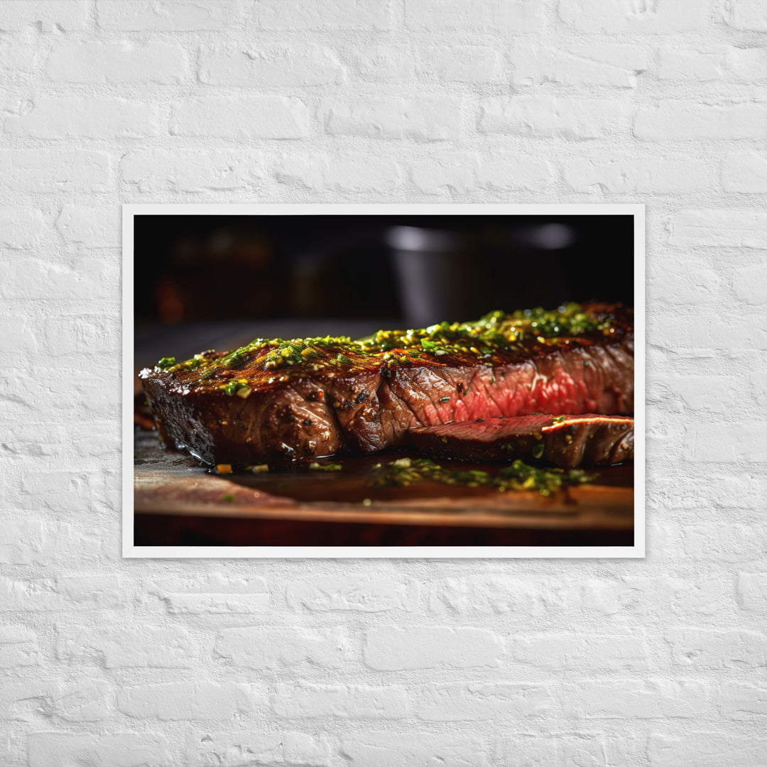 Flank Steak Framed poster 🤤 from Yumify.AI