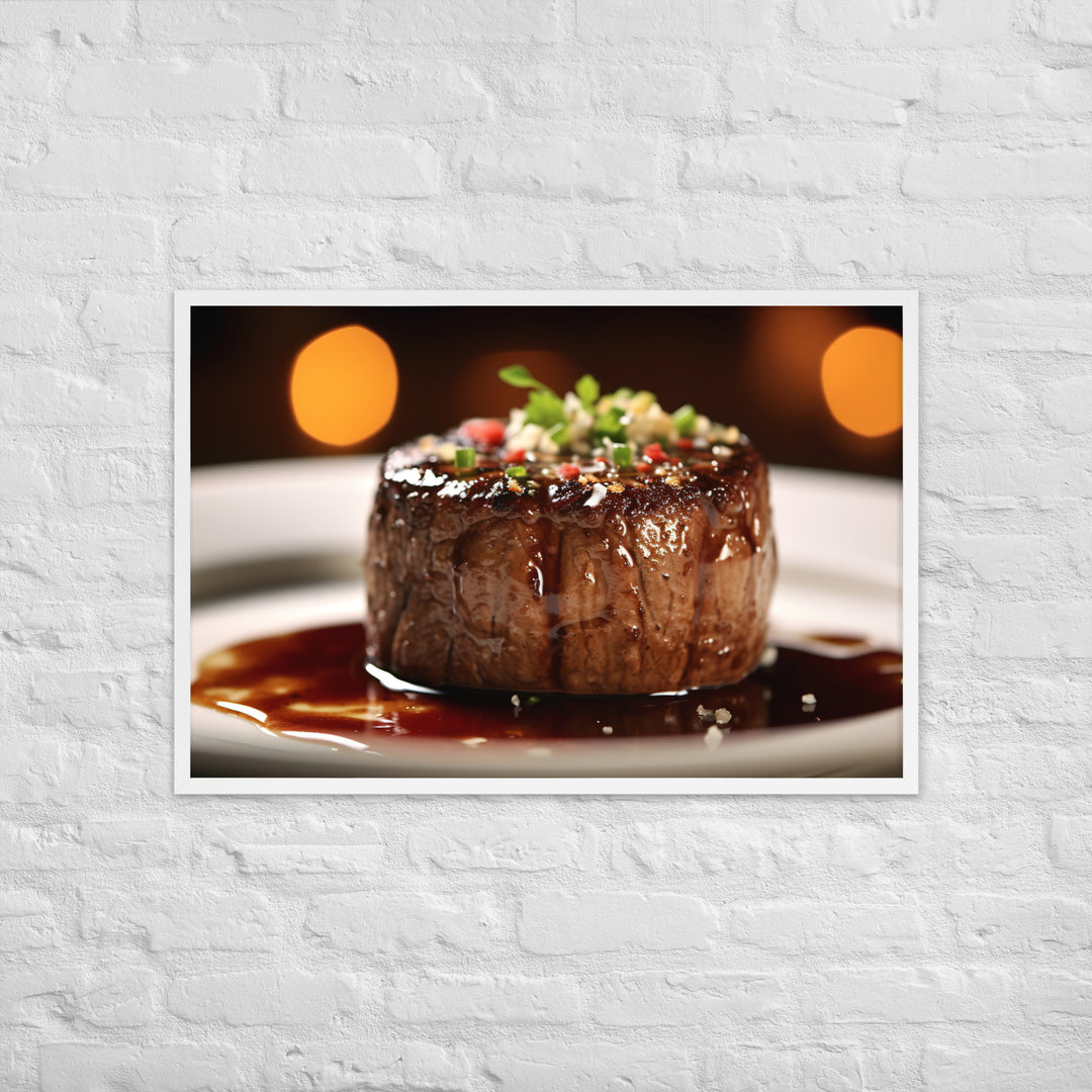 Filet Mignon Framed poster 🤤 from Yumify.AI