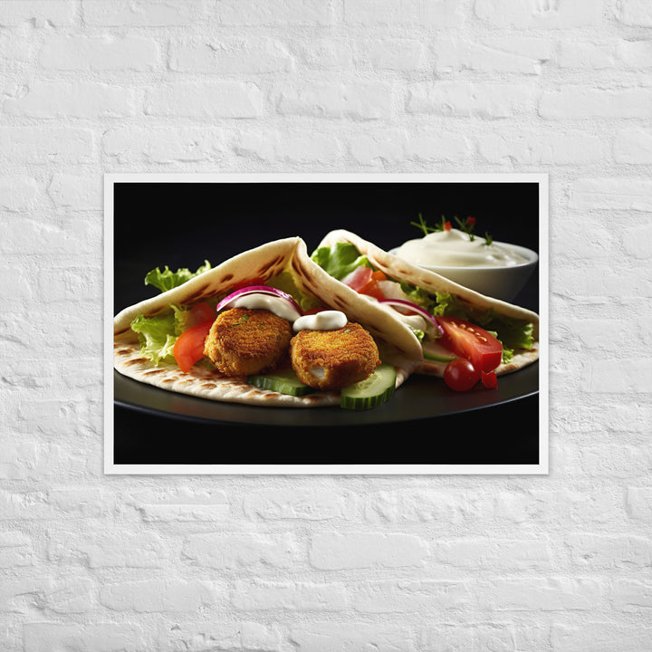 Classic Falafel Framed poster 🤤 from Yumify.AI