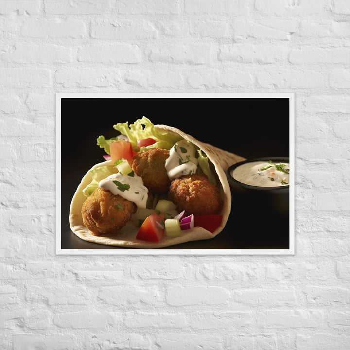 Classic Falafel Framed poster 🤤 from Yumify.AI