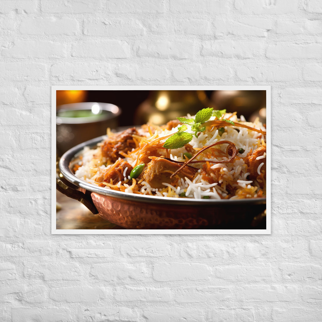 Mutton Biryani Framed poster 🤤 from Yumify.AI