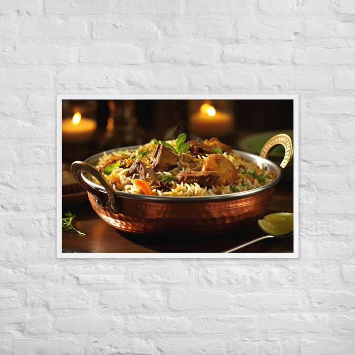 Mutton Biryani Framed poster 🤤 from Yumify.AI