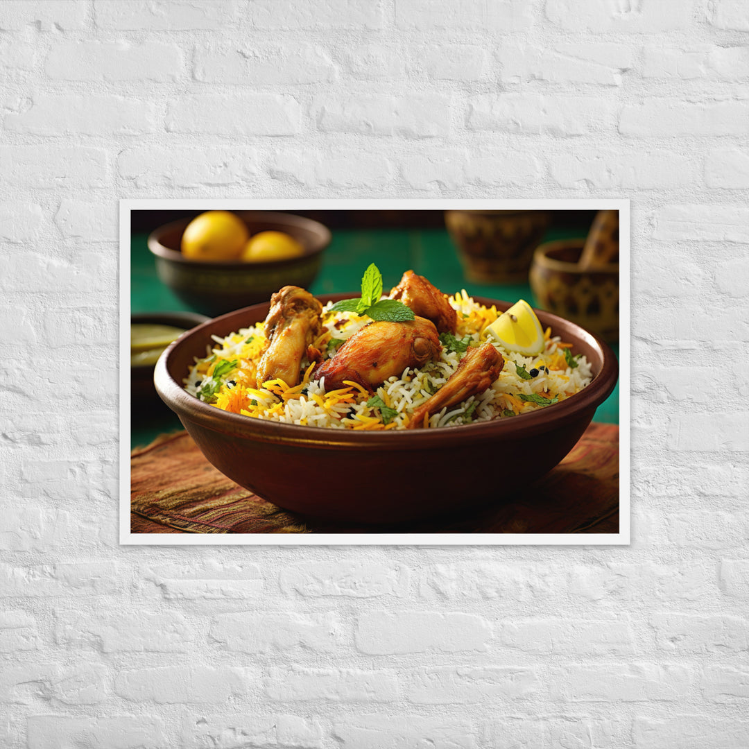 Kolkata Biryani Framed poster 🤤 from Yumify.AI