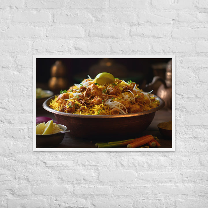 Hyderabadi Biryani Framed poster 🤤 from Yumify.AI