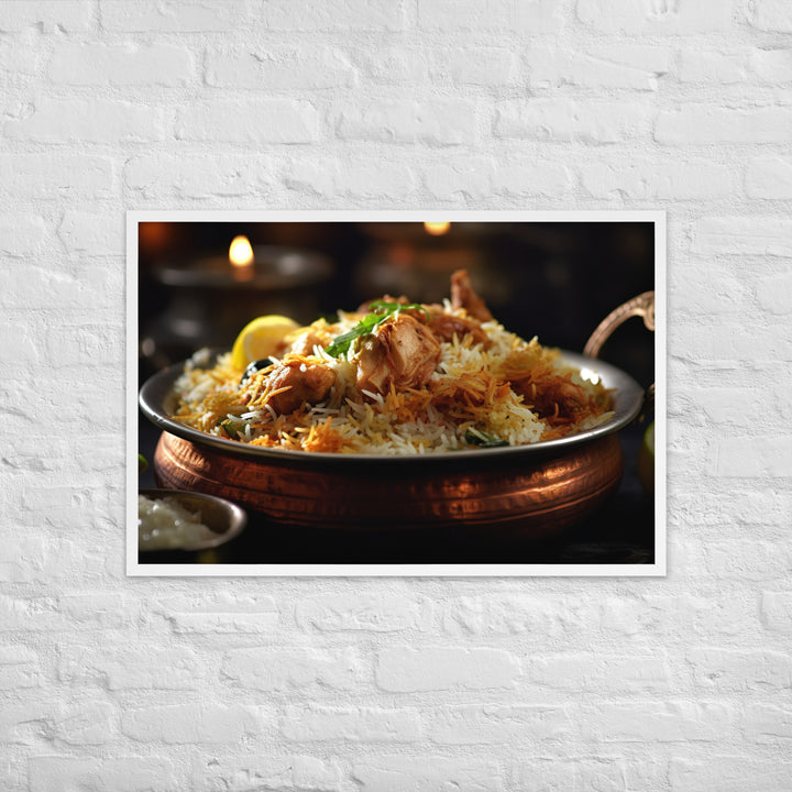 Hyderabadi Biryani Framed poster 🤤 from Yumify.AI