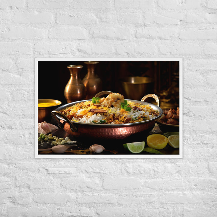 Hyderabadi Biryani Framed poster 🤤 from Yumify.AI